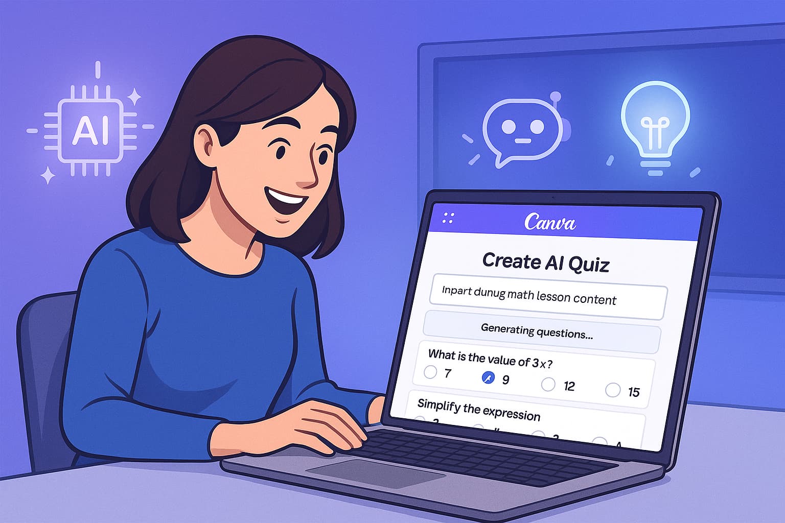[Canva] Cách tạo trắc nghiệm